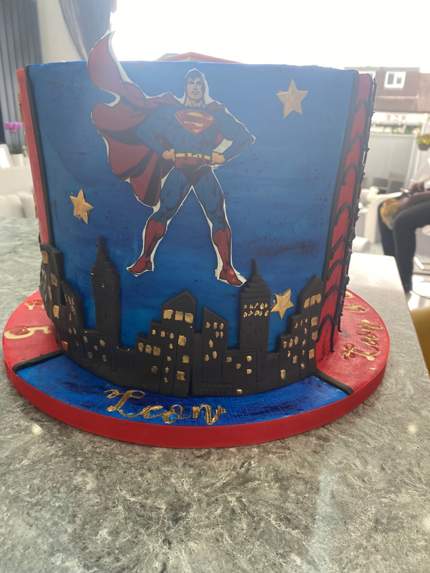 Superhero quad cake