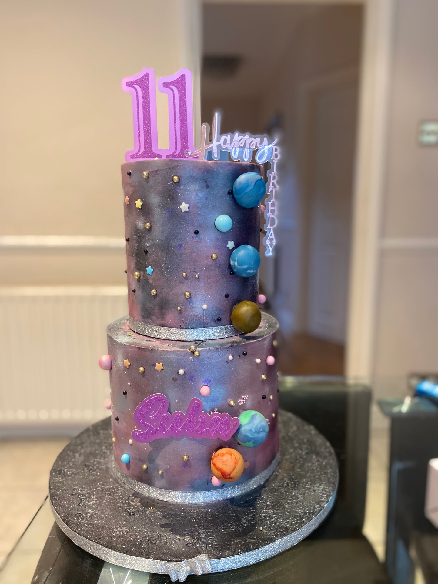 Planets and Galaxies cake